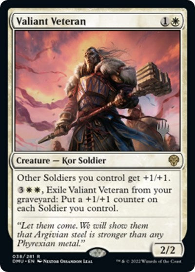 Valiant Veteran (Promo Pack: Dominaria United) Near Mint Foil