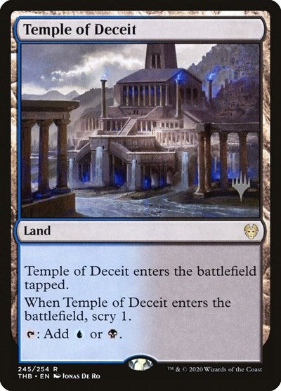 Temple of Deceit (Promo Pack: Theros Beyond Death) Near Mint Foil