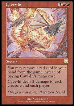 Cave-In (Mercadian Masques) Damaged / Poor