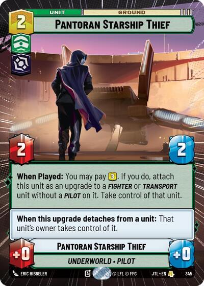Pantoran Starship Thief (Hyperspace) (Jump to Lightspeed) Near Mint