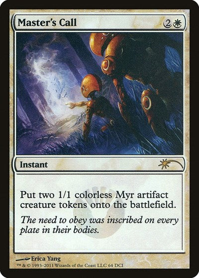 Master's Call (Promos: WPN and Gateway) Light Play Foil