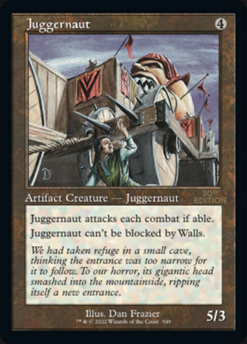 Juggernaut (Retro Frame) (30th Anniversary Edition) Near Mint