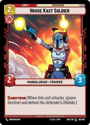 House Kast Soldier (Shadows of the Galaxy) Near Mint Foil