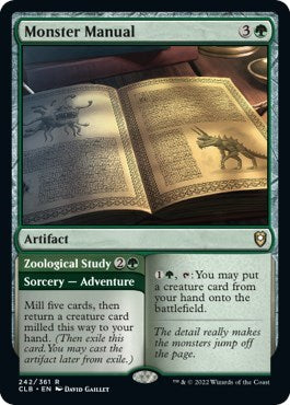 Monster Manual (Commander Legends: Battle for Baldur's Gate) Near Mint Foil