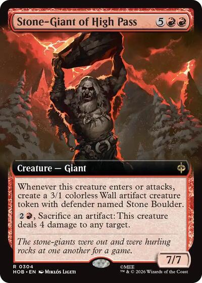 Stone Giant of High Pass  Extended Art|1|0|0.00