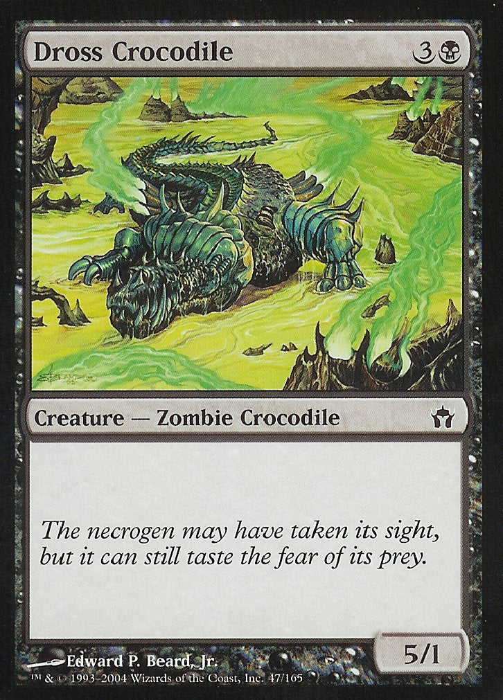 Dross Crocodile (Fifth Dawn) Light Play Foil