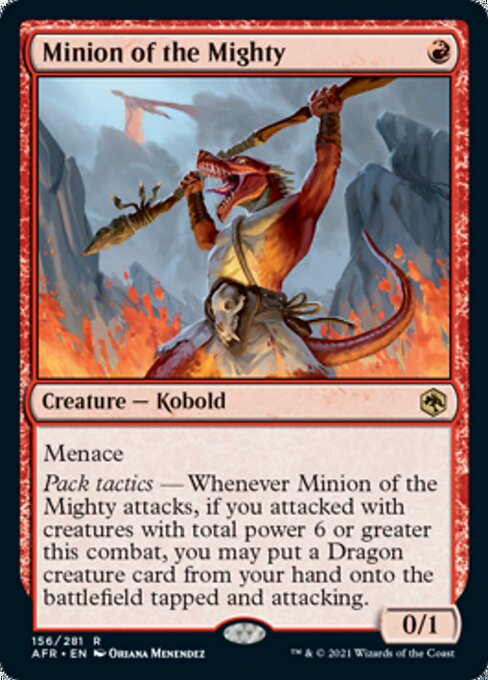 Minion of the Mighty (Adventures in the Forgotten Realms) Damaged / Poor Foil