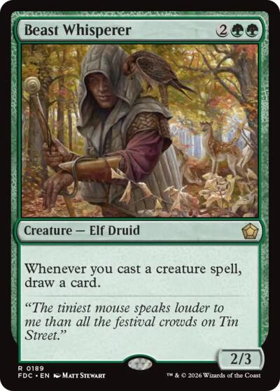 Beast Whisperer (Commander: Foundations) Near Mint