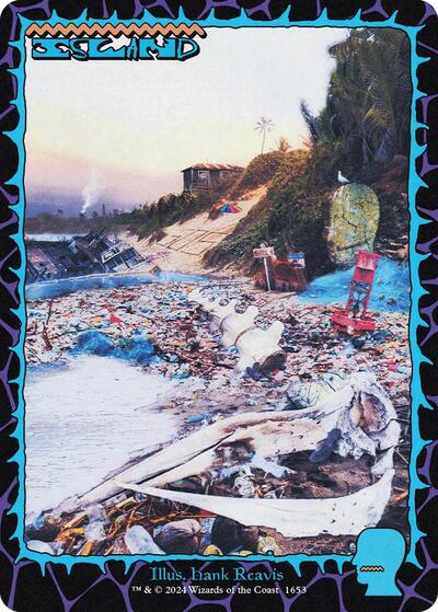 Island (1653) (Secret Lair) Near Mint
