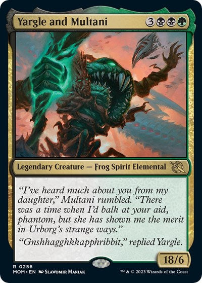 Yargle and Multani (March of the Machine) Medium Play Foil