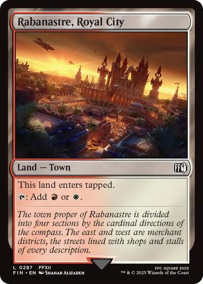 Rabanastre, Royal City (Universes Beyond: FINAL FANTASY) Near Mint Foil