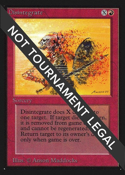 Disintegrate (CE) (Collector's Edition) Light Play