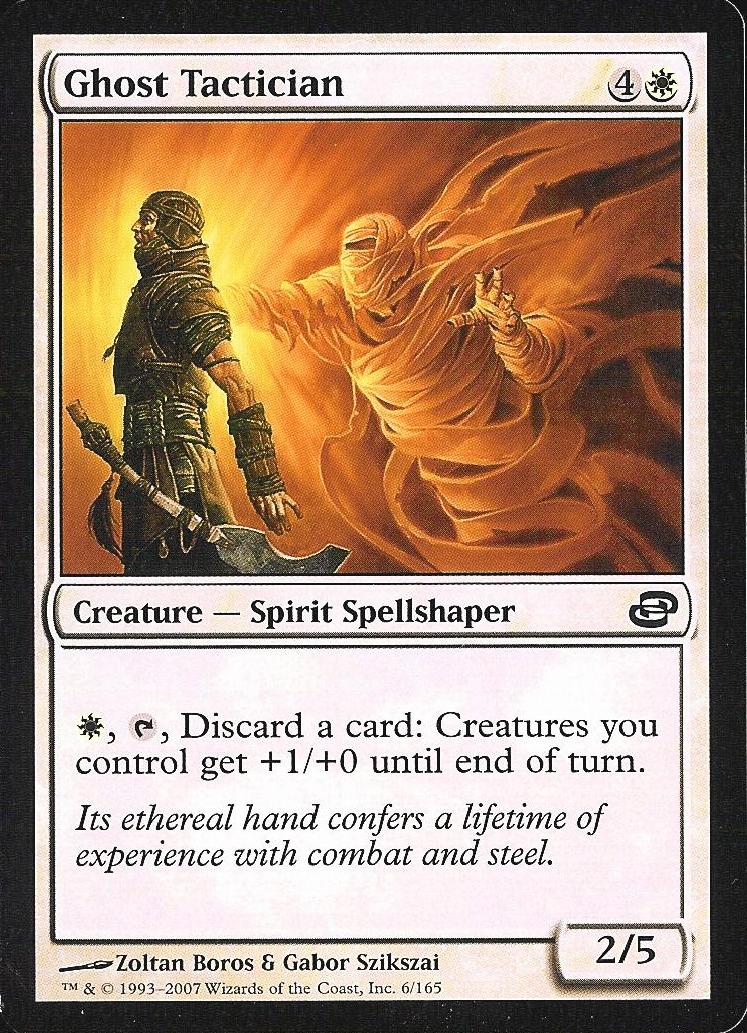 Ghost Tactician (Planar Chaos) Light Play Foil