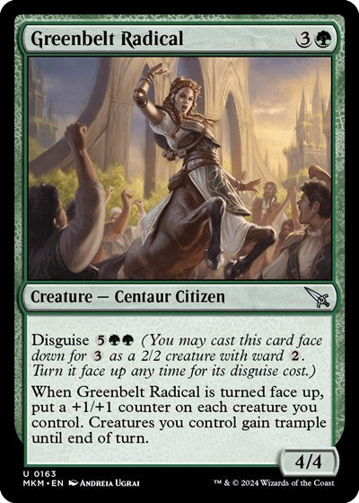 Greenbelt Radical (Murders at Karlov Manor) Damaged / Poor Foil
