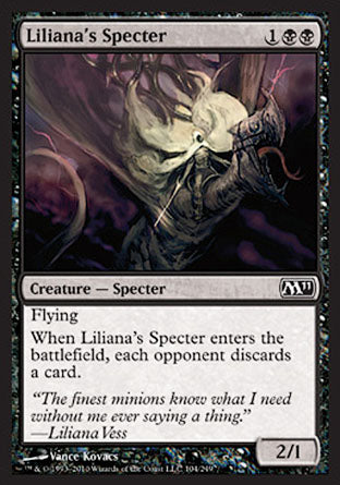 Liliana's Specter (Magic 2011 Core Set) Medium Play