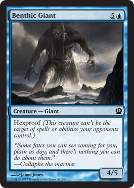 Benthic Giant (Theros) Light Play Foil