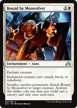 Bound by Moonsilver (Shadows Over Innistrad) Medium Play Foil