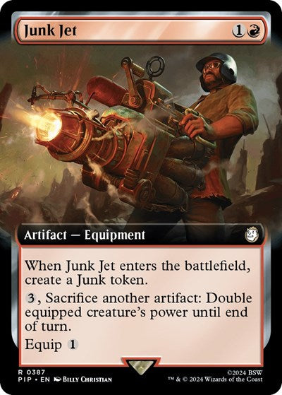 Junk Jet (Extended Art) (Universes Beyond: Fallout) Near Mint Foil