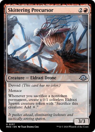 Skittering Precursor (Modern Horizons 3) Light Play Foil