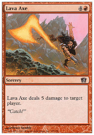 Lava Axe (8th Edition) Medium Play