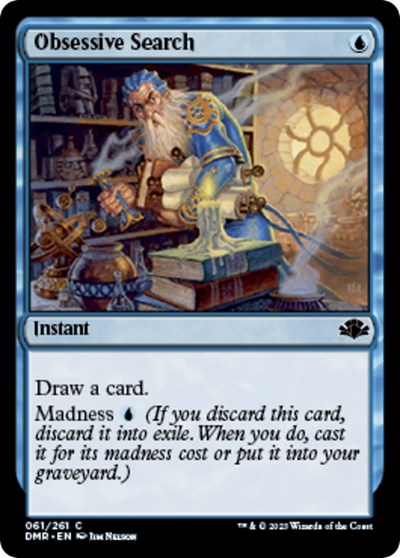 Obsessive Search (Dominaria Remastered) Near Mint