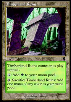 Timberland Ruins (Odyssey) Near Mint Foil