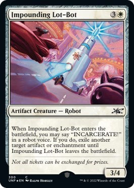 Impounding Lot-Bot (Galaxy Foil) (Unfinity) Light Play Foil