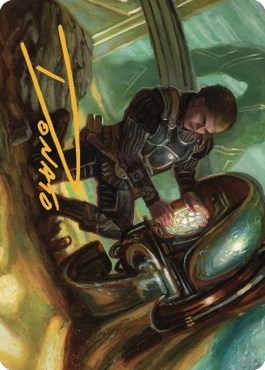 Urza  Powerstone Prodigy Art Card  Gold Stamped Signature|0|0|0.00