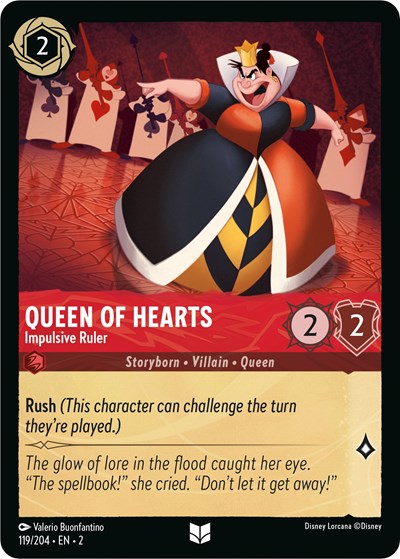 Queen of Hearts - Impulsive Ruler (Rise of the Floodborn) Near Mint