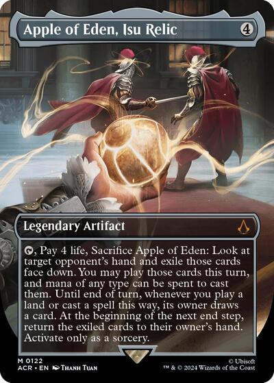 Apple of Eden, Isu Relic (Borderless) (Universes Beyond: Assassin's Creed) Light Play Foil