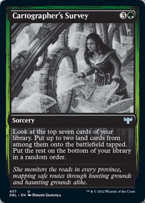 Cartographer's Survey (Innistrad: Double Feature) Light Play Foil