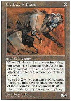 Clockwork Beast (5th Edition) Light Play