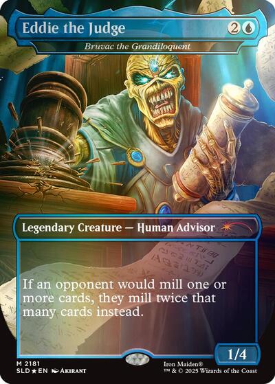 Eddie the Judge - Bruvac the Grandiloquent (Rainbow Foil) (Secret Lair) Near Mint Foil