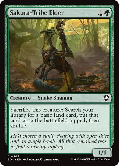 Sakura-Tribe Elder (Commander: Secrets of Strixhaven) Near Mint