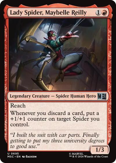 Lady Spider, Maybelle Reilly (Commander: Marvel Super Heroes) Near Mint