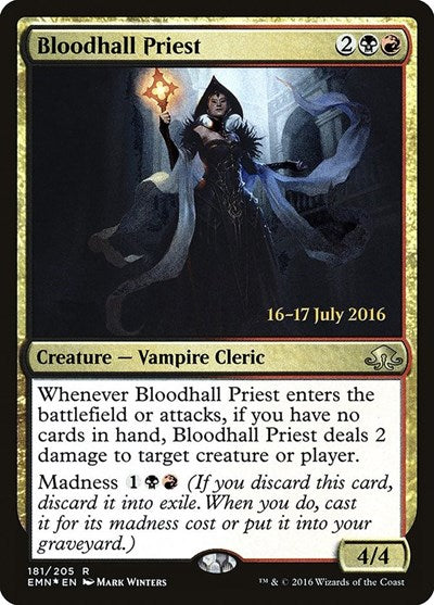 Bloodhall Priest (Promos: Prerelease Cards) Light Play Foil