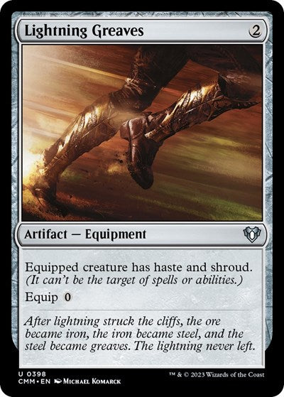 Lightning Greaves (Commander Masters) Medium Play