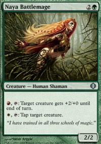 Naya Battlemage (Shards of Alara) Light Play