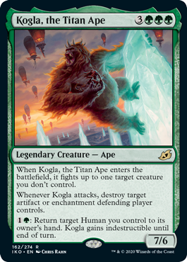 Kogla, the Titan Ape (Ikoria: Lair of Behemoths) Light Play Foil