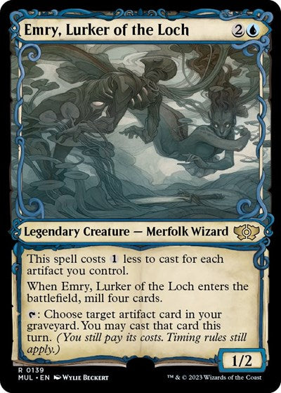 Emry, Lurker of the Loch (Halo Foil) (March of the Machine: Multiverse Legends) Near Mint Foil