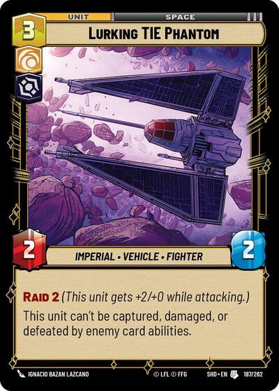 Lurking TIE Phantom (Shadows of the Galaxy) Near Mint Foil