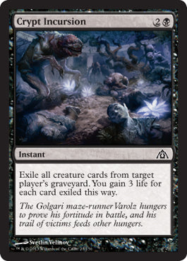 Crypt Incursion (Dragon's Maze) Near Mint Foil