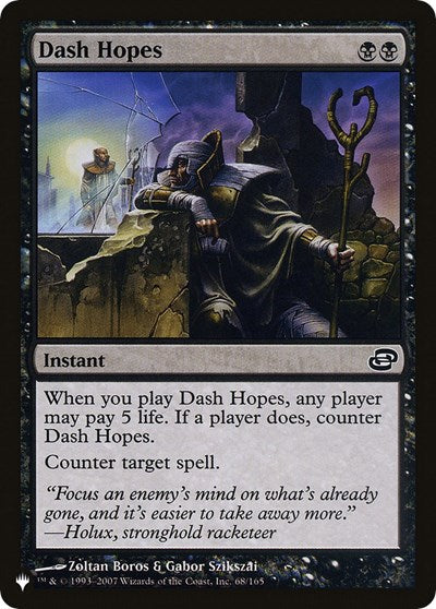 Dash Hopes (The List) Light Play