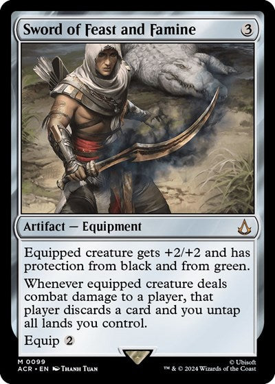 Sword of Feast and Famine (Universes Beyond: Assassin's Creed) Damaged / Poor