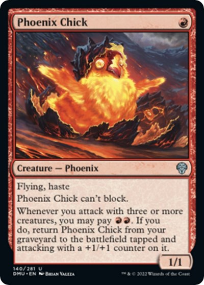 Phoenix Chick (Dominaria United) Light Play Foil