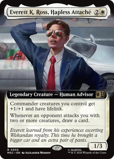 Everett K. Ross, Hapless Attache (Extended Art) (Commander: Marvel Super Heroes) Near Mint