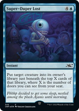 Super-Duper Lost (Galaxy Foil) (Unfinity) Near Mint Foil