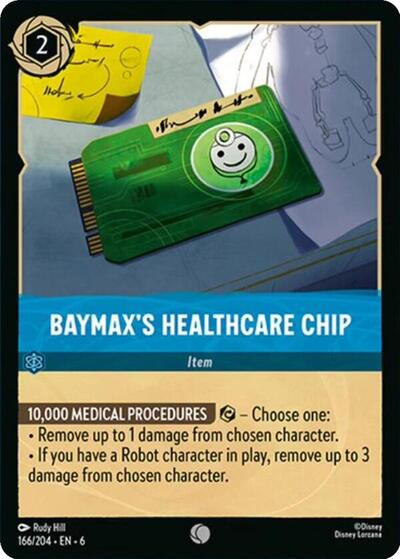 Baymax's Healthcare Chip (Azurite Sea) Near Mint