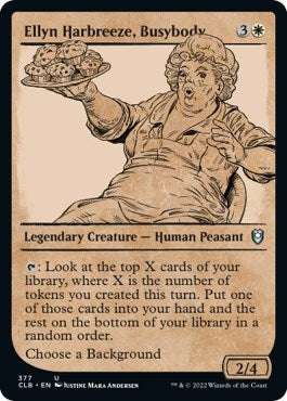 Ellyn Harbreeze, Busybody (Showcase) (Commander Legends: Battle for Baldur's Gate) Light Play