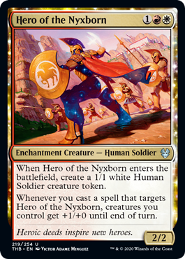 Hero of the Nyxborn (Theros Beyond Death) Medium Play